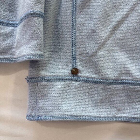 Tommy Bahama Reversible Sweater Men L Blue Half Zip Flip Side NWT Pullover - Picture 3 of 16